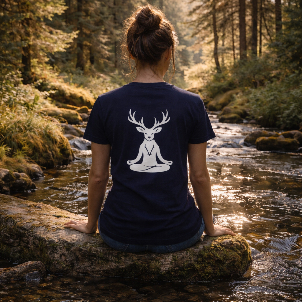 Hirsch T-Shirt – Black Forest | Bio 🌿
