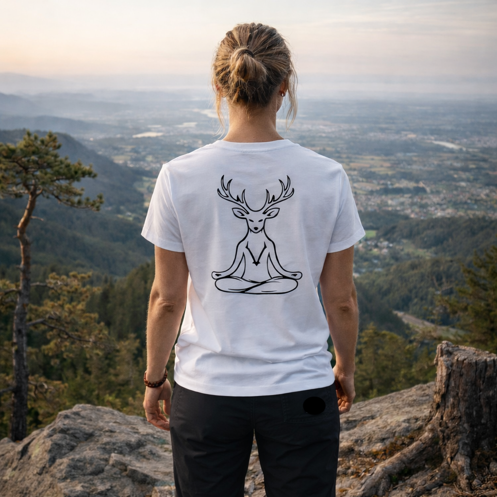 Hirsch T-Shirt – Outline Edition | Bio 🌿