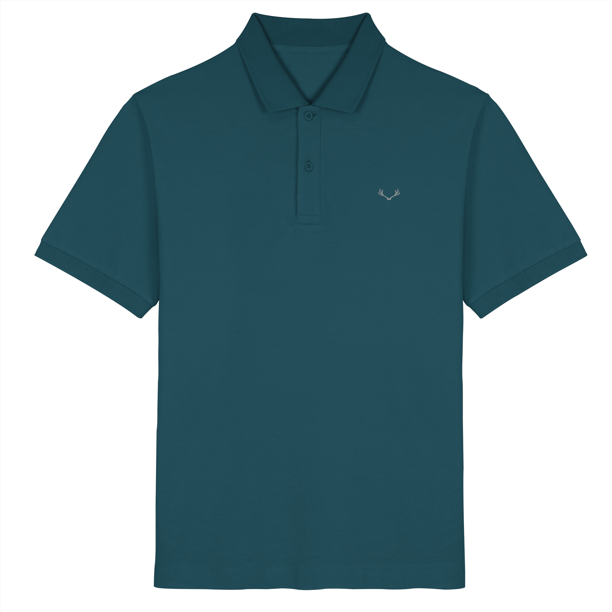 Poloshirt – Geweih Edition | Bio 🌿