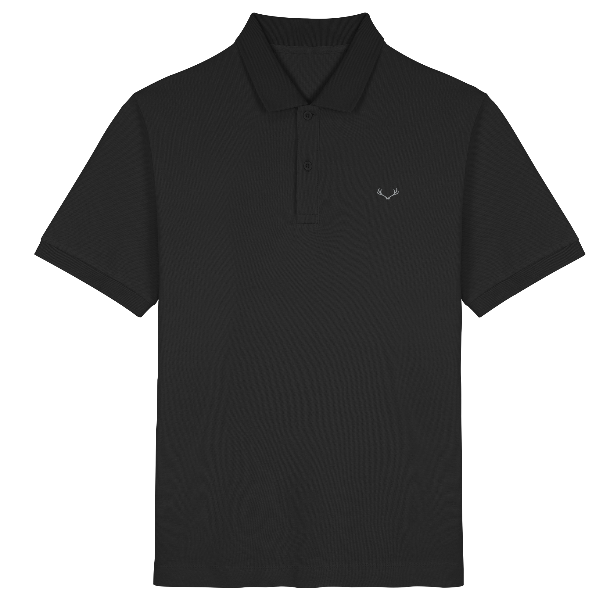 Poloshirt – Geweih Edition | Bio 🌿