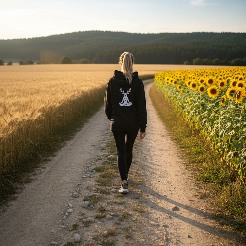 Black Forest Hoodie – Hirsch | Bio 🌿