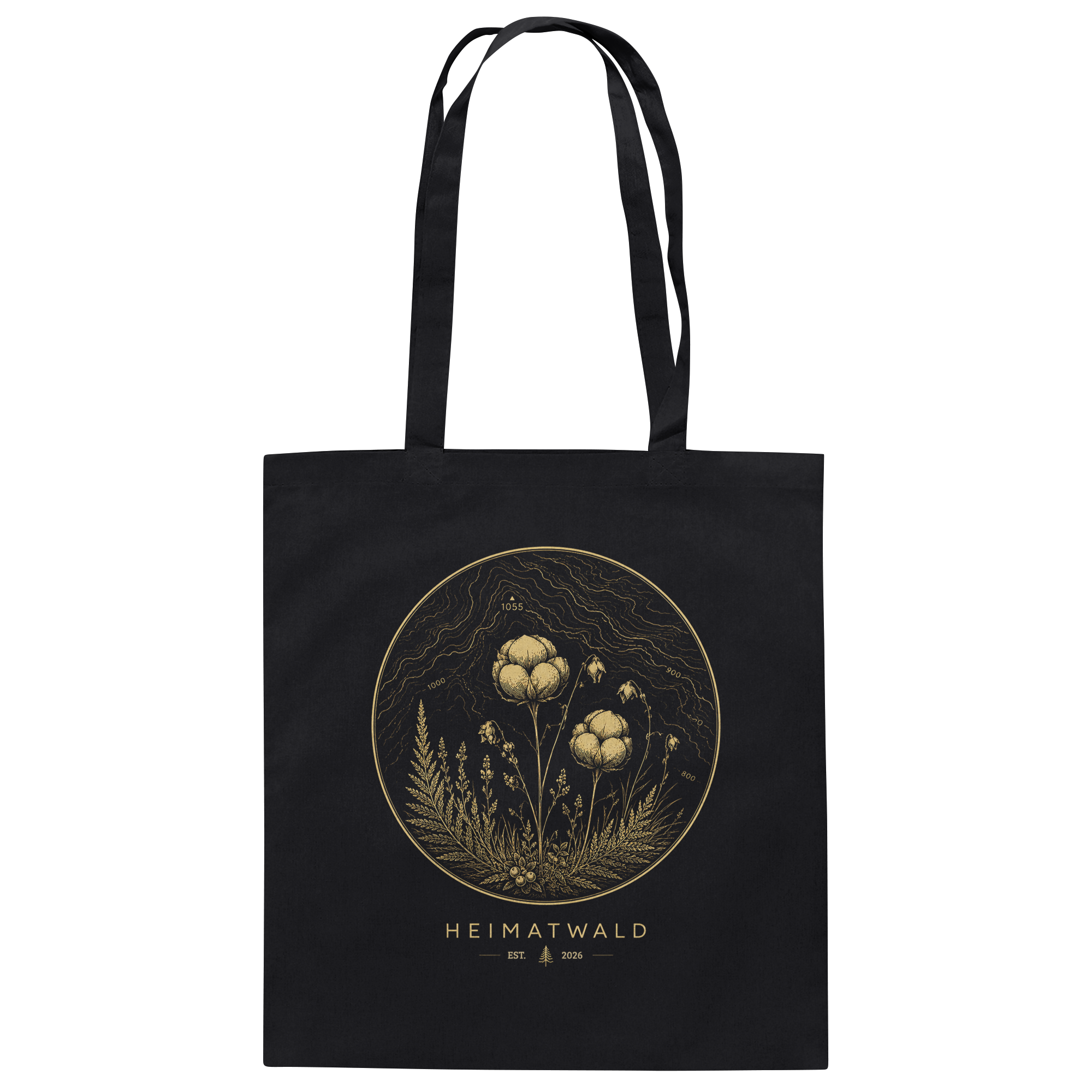 Wollgras - Bio Baumwolltasche