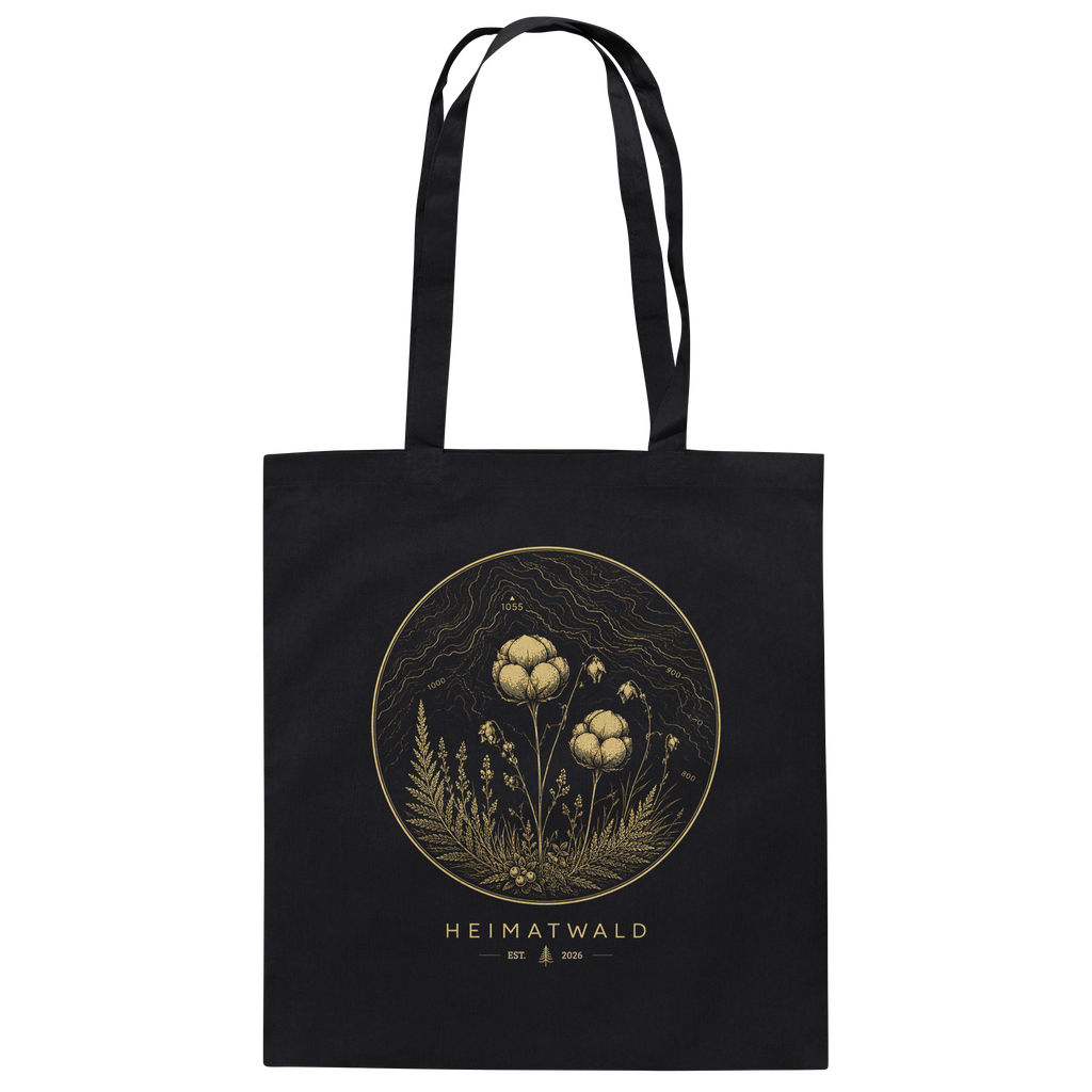 Wollgras - Bio Baumwolltasche