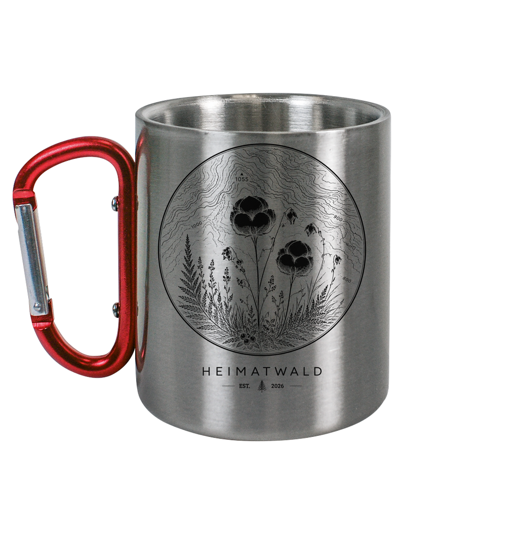 Edelstahl Tasse – Wollgras