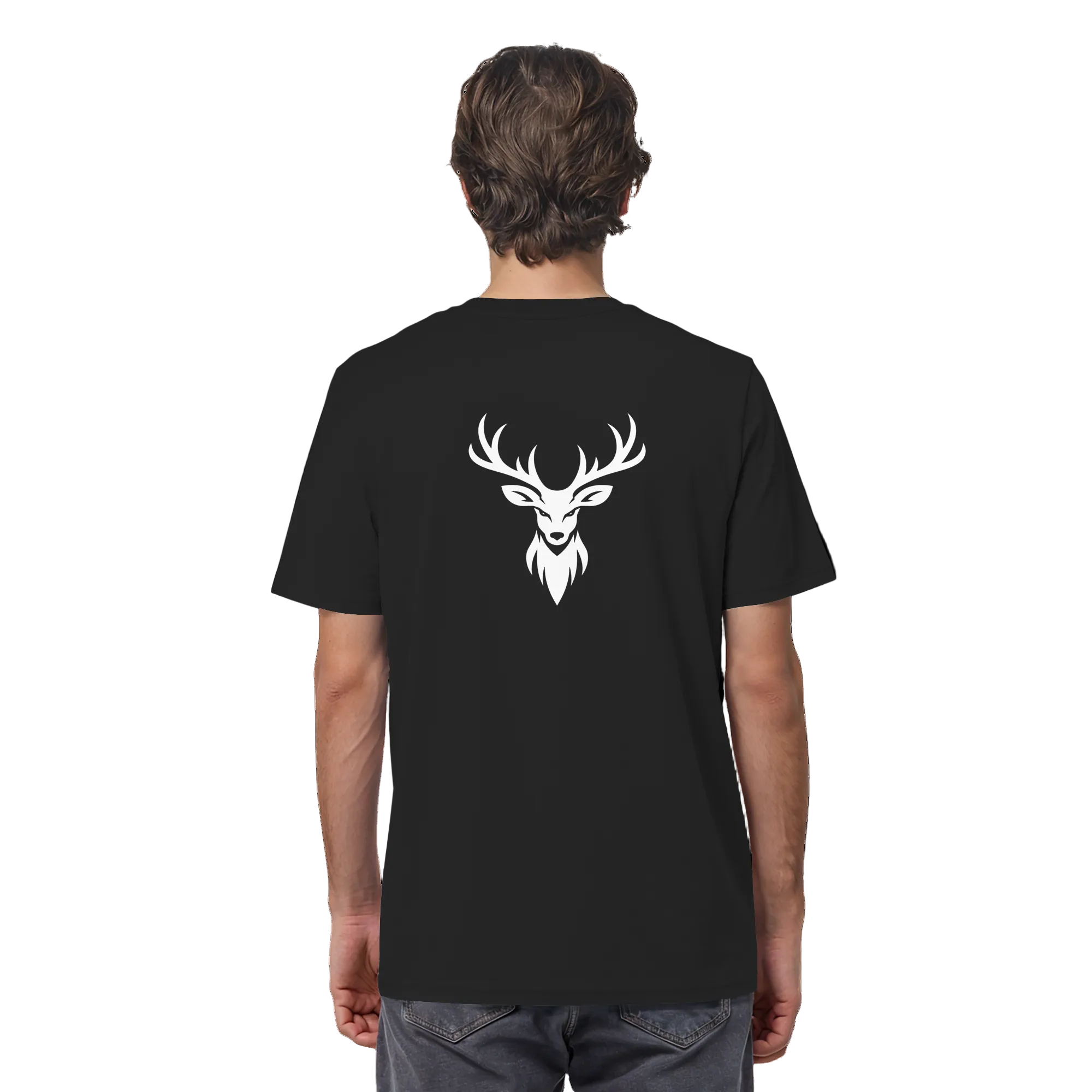 Hirsch T-Shirt – Black Forest Stag | Bio 🌿