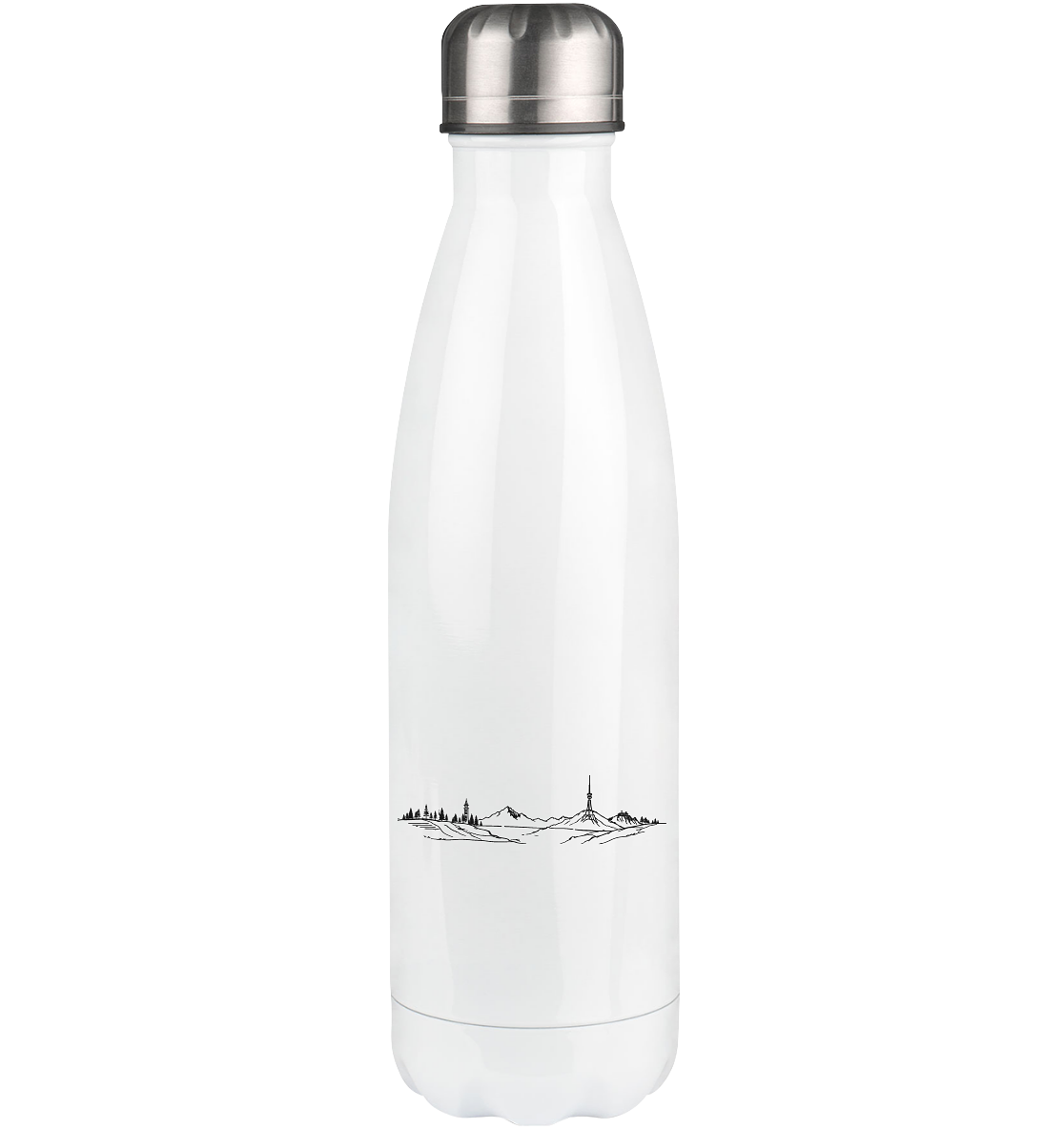 Thermoflasche 500 ml – Höhenlinie