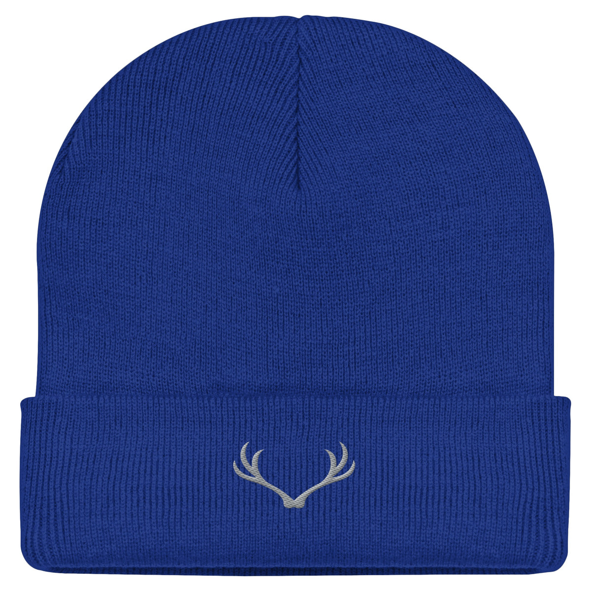 HeimatWald Beanie Geweih in Bright Royal – Vorderansicht