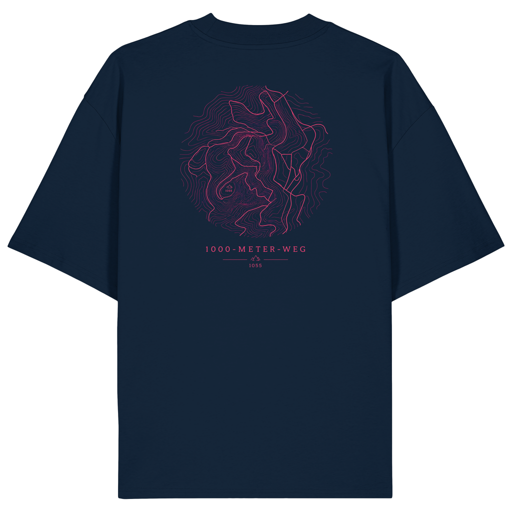 Bio Oversized T-Shirt – 1000 Meter Weg