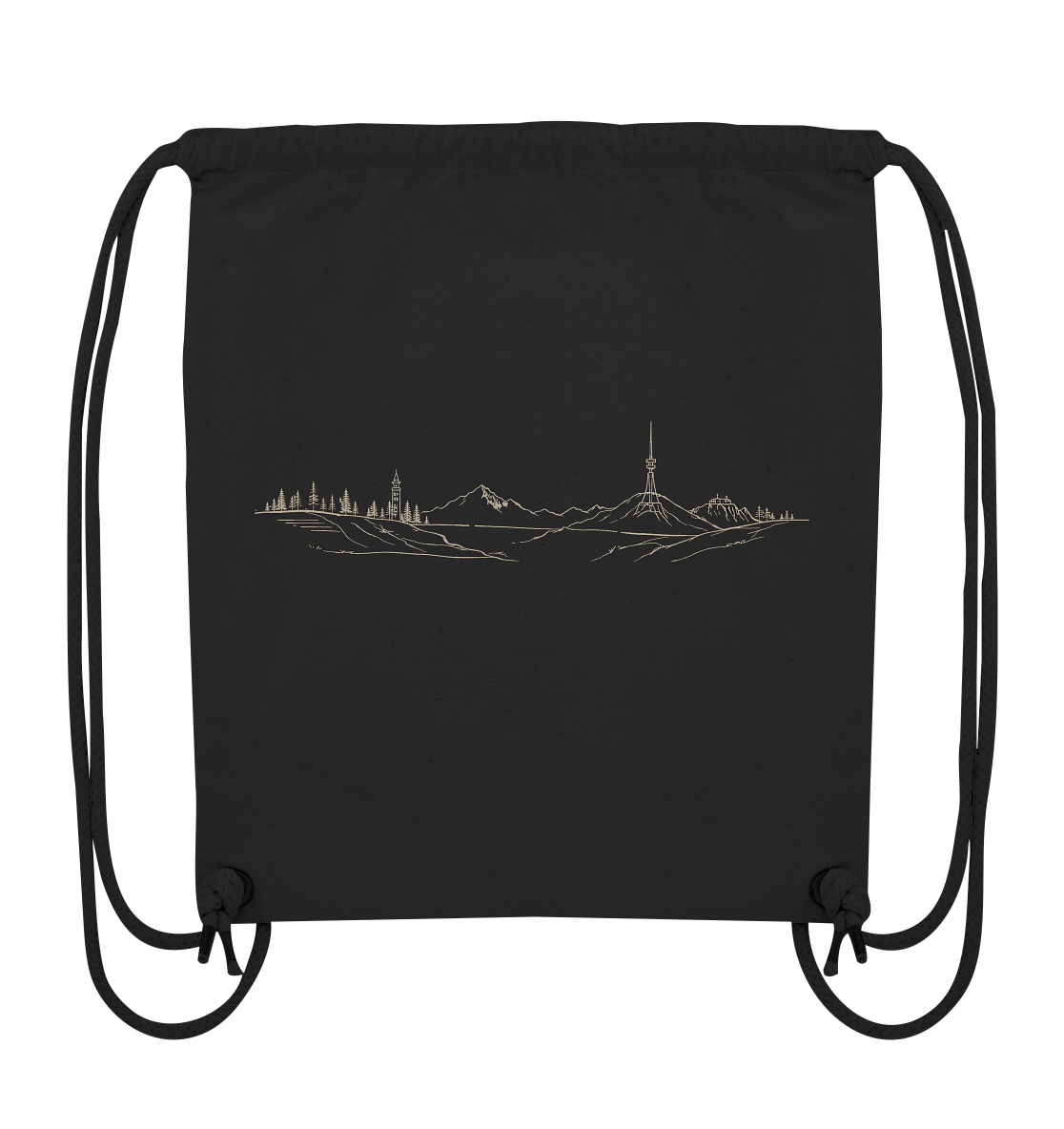 Bio Gym Bag - Höhenlinie