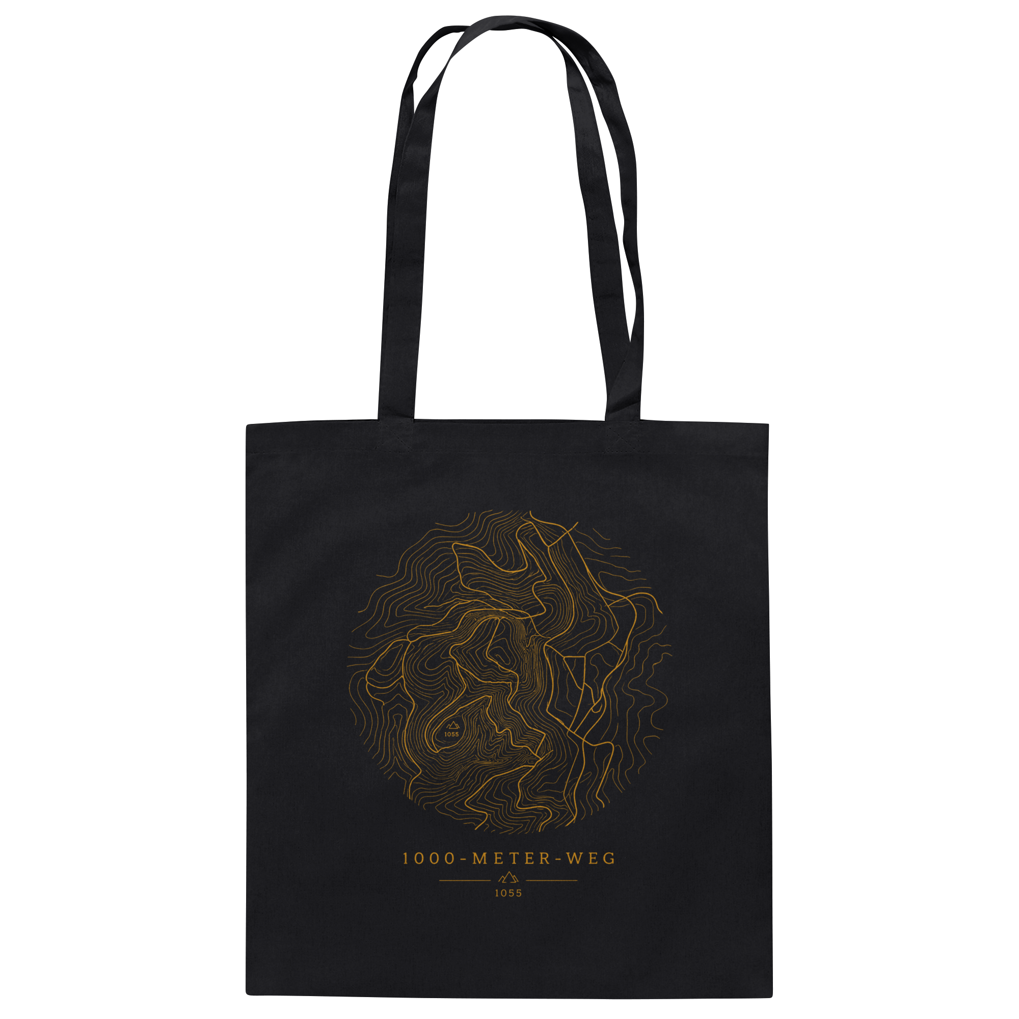 1000 Meter Weg  - Bio Baumwolltasche