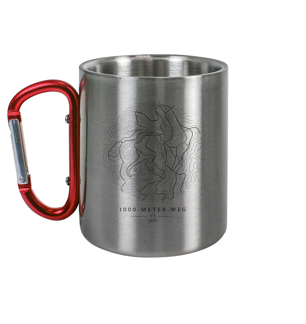 Edelstahl Tasse – 1000 Meter Weg