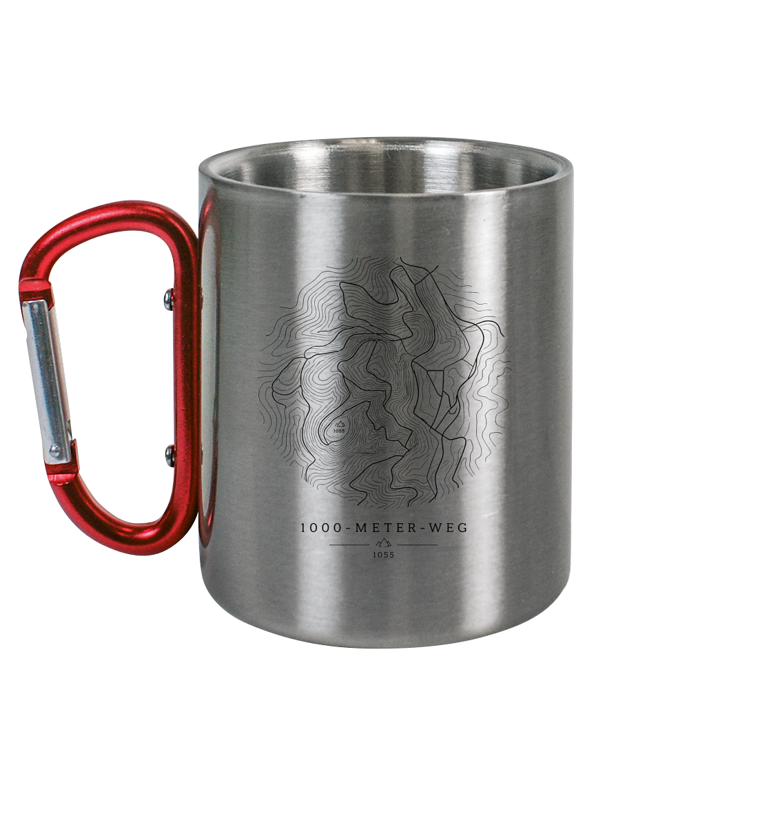 1000 Meter Weg - Edelstahl Tasse