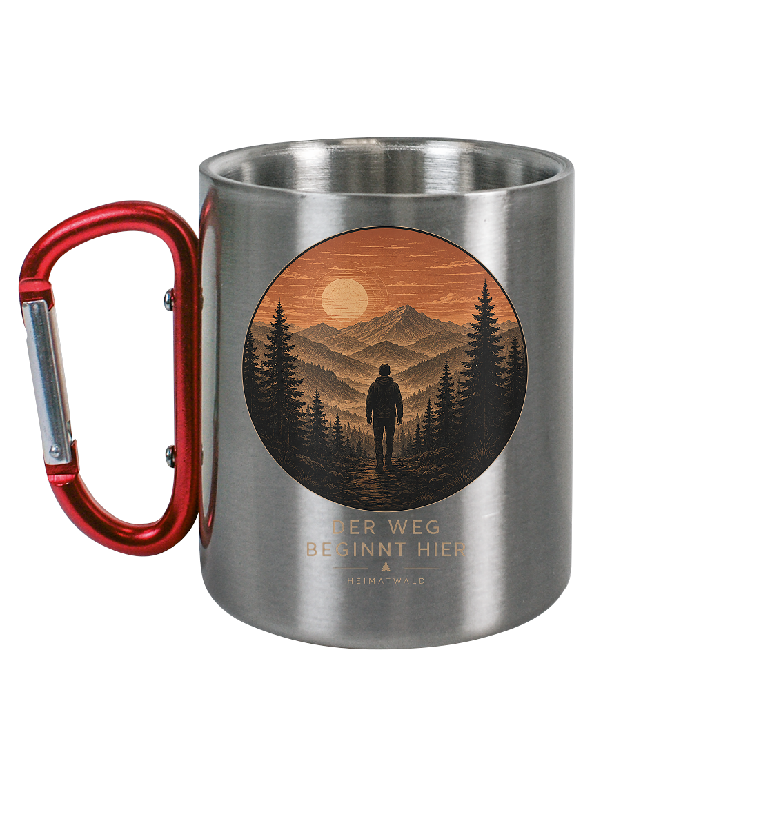 Sunrise - Edelstahl Tasse